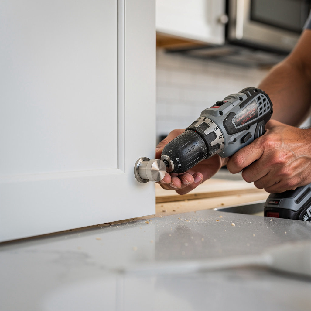 Taylor Made Renovations modern kitchen remodeling project in Detroit, showcasing quality cabinetry and countertops